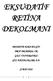 EKSUDATİF RETİNA DEKOLMANI DR EMİNE ESRA BİLGİN PROF DR MERAL OR GAZİ ÜNİVERSİTESİ GÖZ HASTALIKLARI A.D.