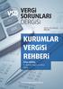 KURUMLAR VERGİSİ REHBERİ