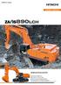 890LCH HİDROLİK EKSKAVATÖR. ZAXIS-5A serisi