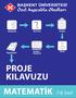 Araştır. Soru Sor. Gözlemle. Dene. Ver ler Anal z Et. Raporlaştır PROJE KILAVUZU. MATEMATİK 7-8. Sınıf
