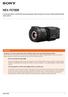 E Yuvalı lens sistemi ve 4K/2K RAW kayıt seçeneklerine sahip 4K Super 35 mm Exmor CMOS sensörlü NXCAM video kamera