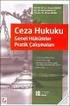 Ceza Hukuku Bilgisi (Genel Hükümler)