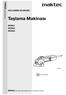 Taşlama Makinası KULLANMA KILAVUZU MT961 MT962 MT963. TÜRKÇE (Orijinal Talimatlar) ÖNEMLİ: Bu aleti kullanmadan önce, bu kılavuzu okuyun.