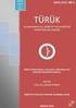 TÜRÜK Dil, Edebiyat ve Halkbilimi Araştırmaları Dergisi 2013 Yıl:1, Sayı:2 Sayfa: ISSN:
