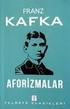 Franz Kafka. Aforizmalar