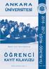 ANKARA ÜNİVERSİTESİ EĞİTİM-ÖĞRETİM YILI ÖĞRENCİ KAYIT KILAVUZU