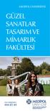 MEDİPOL ÜNİVERSİTESİ GÜZEL SANATLAR TASARIM VE MİMARLIK FAKÜLTESİ