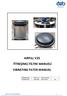 AIRFILL V25 TİTREŞİMLİ FİLTRE MANUELİ VIBRATING FILTER MANUAL