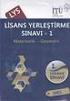 MATEMATİK MATEMATİK-GEOMETRİ SINAVI LİSANS YERLEŞTİRME SINAVI-1 TESTİ SORU KİTAPÇIĞI 11