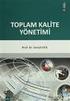 TEMEL KALİTE KAVRAMLARI VE TOPLAM KALİTE YÖNETİMİ