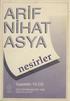 ARİF NİHAT ASYA'NIN NESİRLERİ