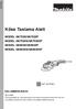 Köse Taslama Aleti MODEL GA7020/GA7020F MODEL GA7020S/GA7020SF MODEL GA9020/GA9020F MODEL GA9020S/GA9020SF KULLANIM KILAVUZU TÜRKÇE ÇIFT YALITIMLI