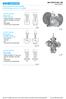 ARI-STEVI H elektrik altüatörlü Isıtma için 3-yollu kontrol vanası - Fig. 485/487 Isıtma için düz geçişli kontrol vanası - Fig.
