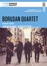 BORUSAN QUARTET. Konuk Solist ARMAND ANGSTER klarnet. 5 Aralık 2016 Pazartesi Kadıköy Belediyesi Süreyya Operası