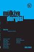 MİKROBİYOLOJİ BÜLTENİ CİLT 49, 2015 YAZAR İNDEKSİ BULLETIN OF MICROBIOLOGY VOLUME 49, 2015 AUTHOR INDEX