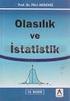 OLASILIK VE İSTATİSTİK