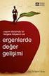 yaşam denizinde bir rüzgara ihtiyacım var ergenlerde değer gelişimi 2. Baskı Doç. Dr. Bülent Dilmaç