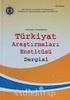 Atatürk Üniversitesi Türkiyat Arştırmaları Enstitüsü Dergisi. Yayın İlkeleri ve Makale Yazım Kuralları