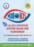 VIII. ULUSLARARASI EĞİTİM DENETİMİ KONGRESİ Ekim 2016 ANTALYA. Kitap içeriğinin tüm sorumluluğu yazarlarına aittir.