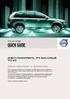 VOLVO XC90 quick guide