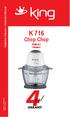 K 716 Chop Chop Doğrayıcı Chopper