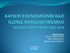 KAYSERİ. Hazırlayanlar Prof. Dr. Rıfat YILDIZ Pelin GENÇOĞLU Meryem ÇAVUŞOĞLU