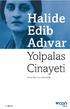 HALİDE EDİB ADIVAR YOLPALAS CİNAYETİ