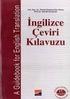 İleri İngilizce Dilbilgisi ve Yazma I (ELIT 107) Ders Detayları