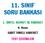 11. SINIF SORU BANKASI. 1. ÜNİTE: KUVVET VE HAREKET 4. Konu SABİT İVMELİ HAREKET TEST ÇÖZÜMLERİ