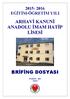 ARHAVİ KANUNİ ANADOLU İMAM HATİP LİSESİ