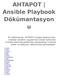 AHTAPOT Ansible Playbook Dökümantasyon u