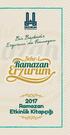 Rahmet, merhamet ve bereket ayı olan Ramazan-ı Şerif in şehrimize hayırlar getirmesini temenni ediyorum.