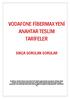 VODAFONE FİBERMAX YENİ ANAHTAR TESLİM TARİFELER