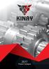 KINAY ENDÜSTRİYEL GRUP. Product Catalogue