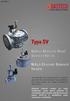 Type SV. N.Open Manually Reset Solenoid Valves. N.Açık Elkurmalı Solenoid Vanalar