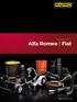 Replacement parts for Alfa Romeo Fiat 2011 CATALOGUE