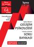 kpss Önce biz sorduk 80 Soruda 64 SORU Güncellenmiş Yeni Baskı Eğitim Bilimleri GELİŞİM PSİKOLOJİSİ Tamamı Çözümlü SORU BANKASI