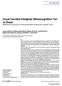 Çocuk Cerrahisi Kliniğinde Ultrasonografinin Yeri ve Önemi IMPORTANCE AND ROLE OF ULTRASONOGRAPHY IN PEDIATRIC SURGERY CLINIC