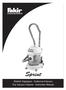 Sprint. Elektrik Süpürgesi - Kullanma K lavuzu Dry Vacuum Cleaner - Instruction Manual