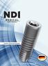 NDI DİŞETİ ŞEKİLLENDİRİCİ ABUTMENTLAR - HEALING ABUTMENTS