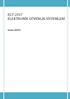 ELT-2017 ELEKTRONİK GÜVENLİK SİSTEMLERİ. Serdar DERİCİ