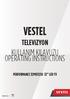 VESTEL TELEViZYON KULLANIM KILAVUZU OPERATING INSTRUCTIONS PERFORMANCE 32PH3125D 32 LED TV