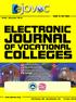 ISSN Aralık / December 2016 ELECTRONIC JOURNAL OF VOCATIONAL COLLEGES.