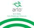 Arlo Baby Hızlı Başlangıç Kılavuzu