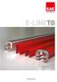 E-LINETB 2017/1.  Trolley Busbar Sistemleri