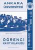 ANKARA ÜNİVERSİTESİ EĞİTİM-ÖĞRETİM YILI ÖĞRENCİ KAYIT KILAVUZU