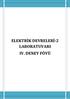 ELEKTRİK DEVRELERİ-2 LABORATUVARI IV. DENEY FÖYÜ