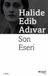 HALİDE EDİB ADIVAR SON ESERİ