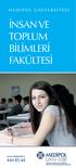 MEDİPOL ÜNİVERSİTESİ İNSAN VE TOPLUM BİLİMLERİ FAKÜLTESİ