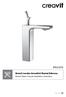 BR6500. Branch Lavabo Armatürü Montaj Kılavuzu Branch Basin Faucet Installation Instruction. creavit.com.tr